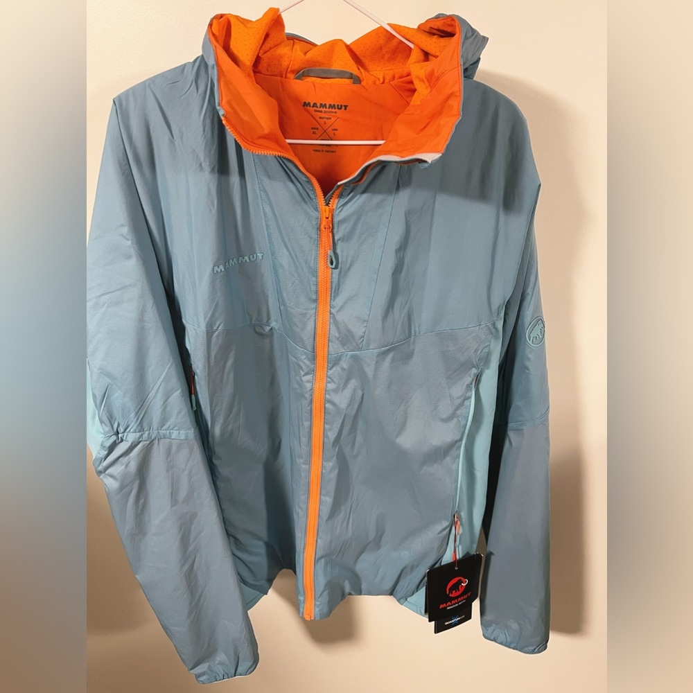NWT MAMMUT Rime Light IN Flex Hooded Jacket (L)